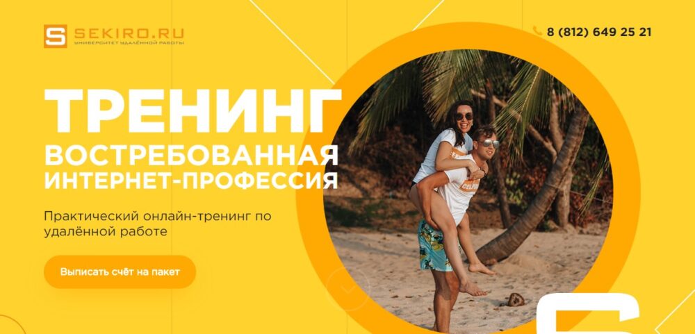 Востребованная интернет-профессия, 29 поток, 2019 (Валерий Секиро, Ксения Секиро)