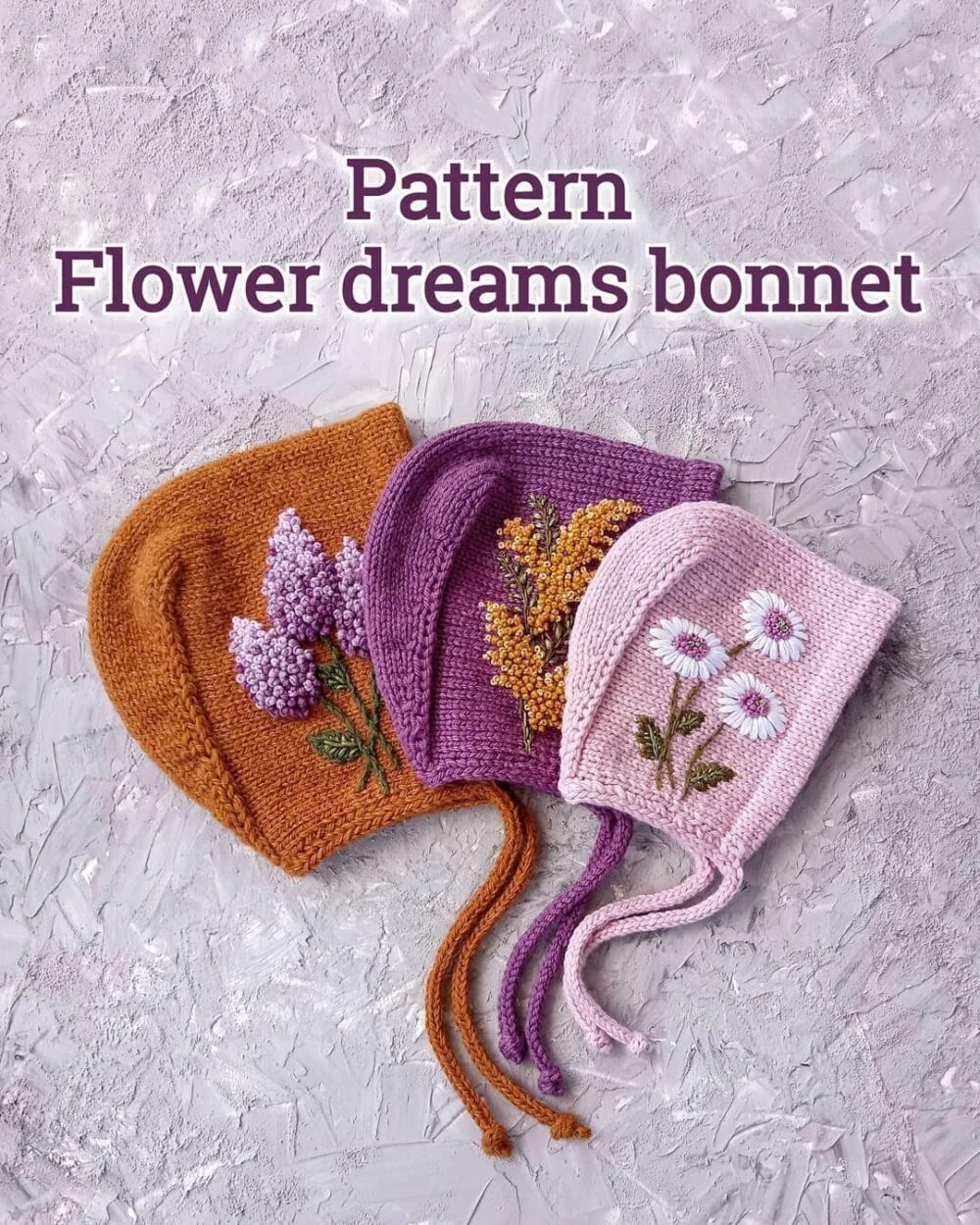 [Вязание] Чепчик Flower dreams (lovalis.knit)