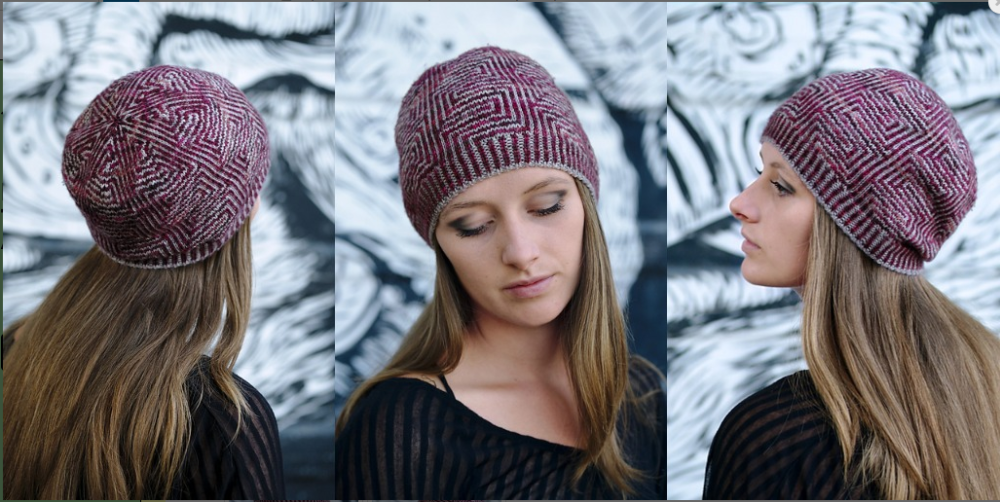 [Вяжи.ру] Жаккардовая шапочка Hermes  (Woolly Wormhead)