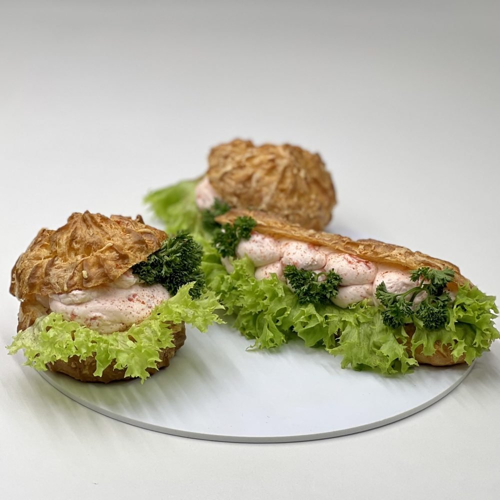 Сырные Гужеры с красной рыбкой (Мария Манахова)