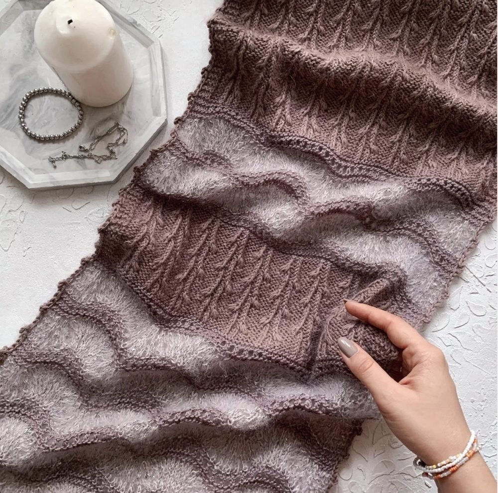 [shapetko_knitwear] Палантин Boho_chic (Елена Шапетько)
