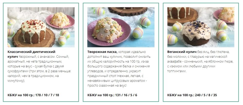 3 рецепта к Пасхе (Tasha's cake)