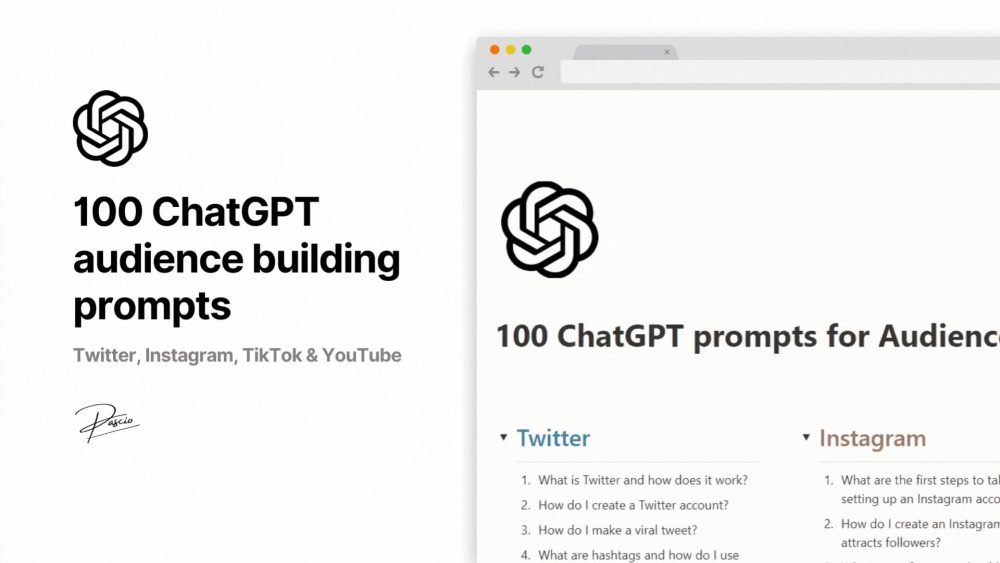 400 запросов ChatGPT для создания аудитории (Pascio)