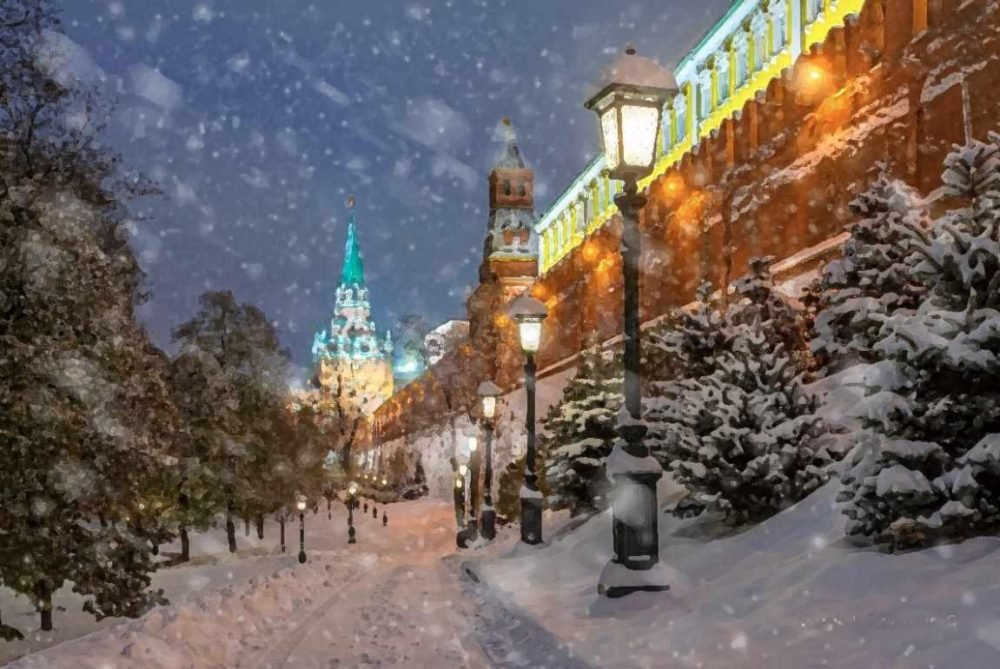 Огни Московского Кремля (Александр Кугель)