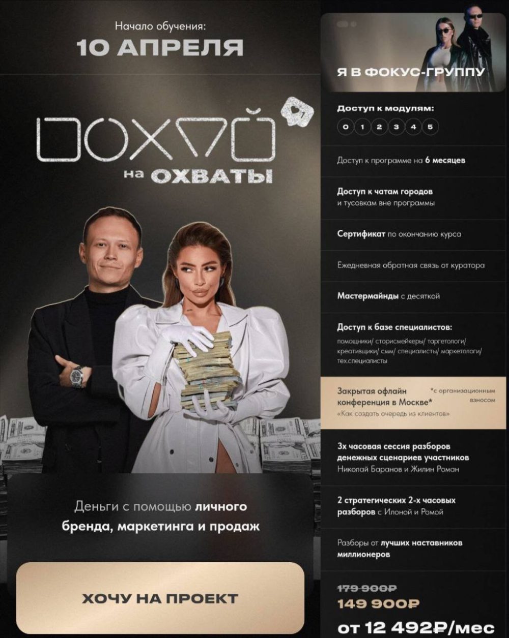 Похуй на охваты. Тариф Я в фокус-группу. Апрель 2023 (Илона Дрожь, Роман Жилин)