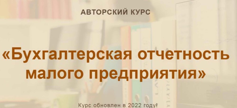Бухгалтерская отчетность малого предприятия. Март 2022 (Ольга Шулова, Валентина Власенко)