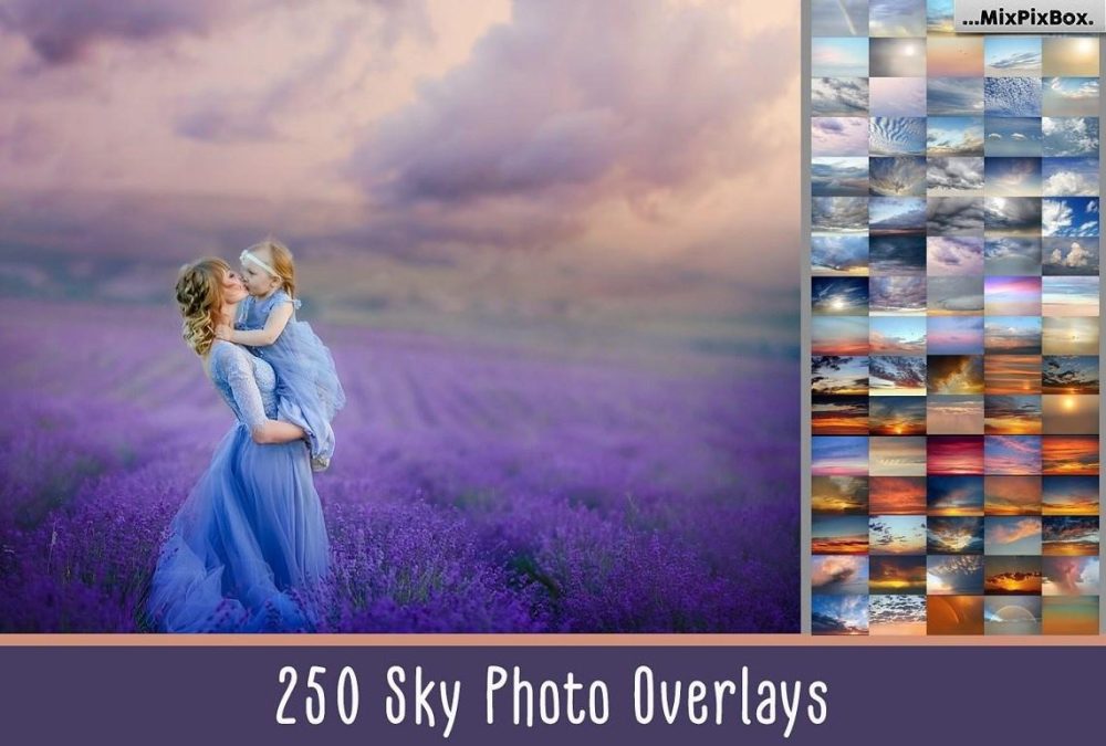 Фотоналожения Небо  250 Sky Photo Overlays 2016 (MixPixBox)